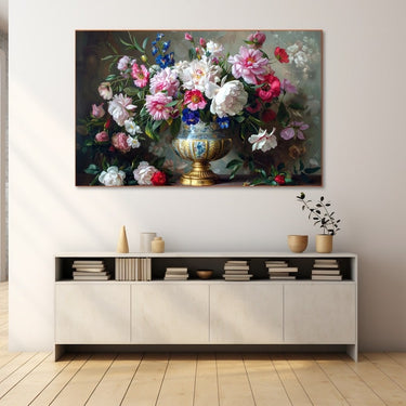 Peinture Fleurs Dans Un Vase